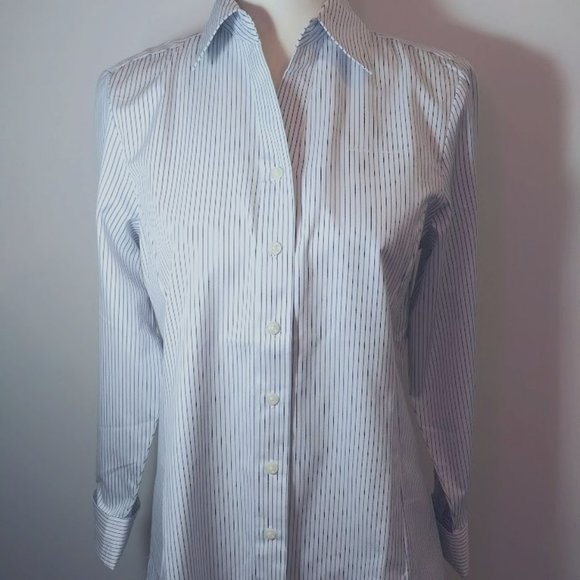 VF Imagewear  Women's Long Sleeve Button Uniform Shirt Size 06 #W-133 - Picture 1 of 10